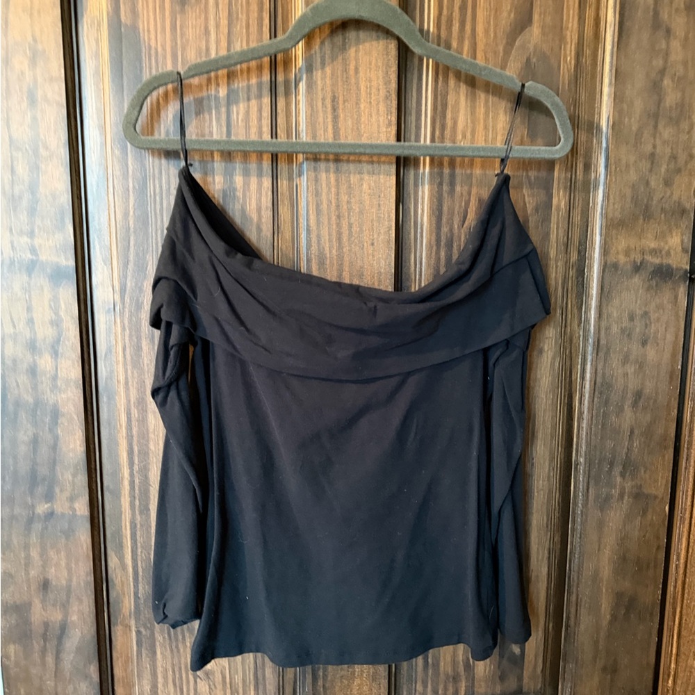 Abercrombie Black Off-Shoulder Top